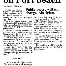 Maaiangal Ngura (Clan) of the Worimi Nation. Nine news clippings