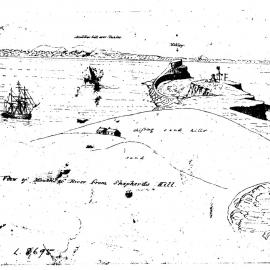 Sketch: from Shepherd's Hill, NSW, 1851
