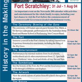 Fort Scratchley Flyer, 31 July - 1 August 2004