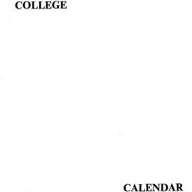 Newcastle Teachers College Calendar, 1970