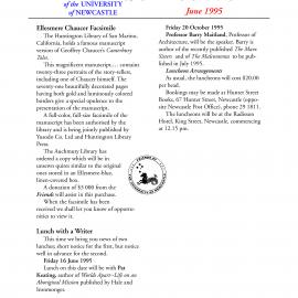 Friends of the University of Newcastle News, June 1995