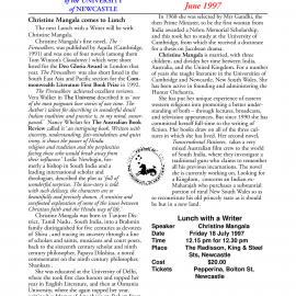 Friends of the University of Newcastle News, June 1997