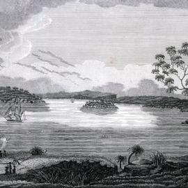 North-South Heads, Port Jackson, engraved by Walter Preston, from Wallis' Australian Views, [1818]