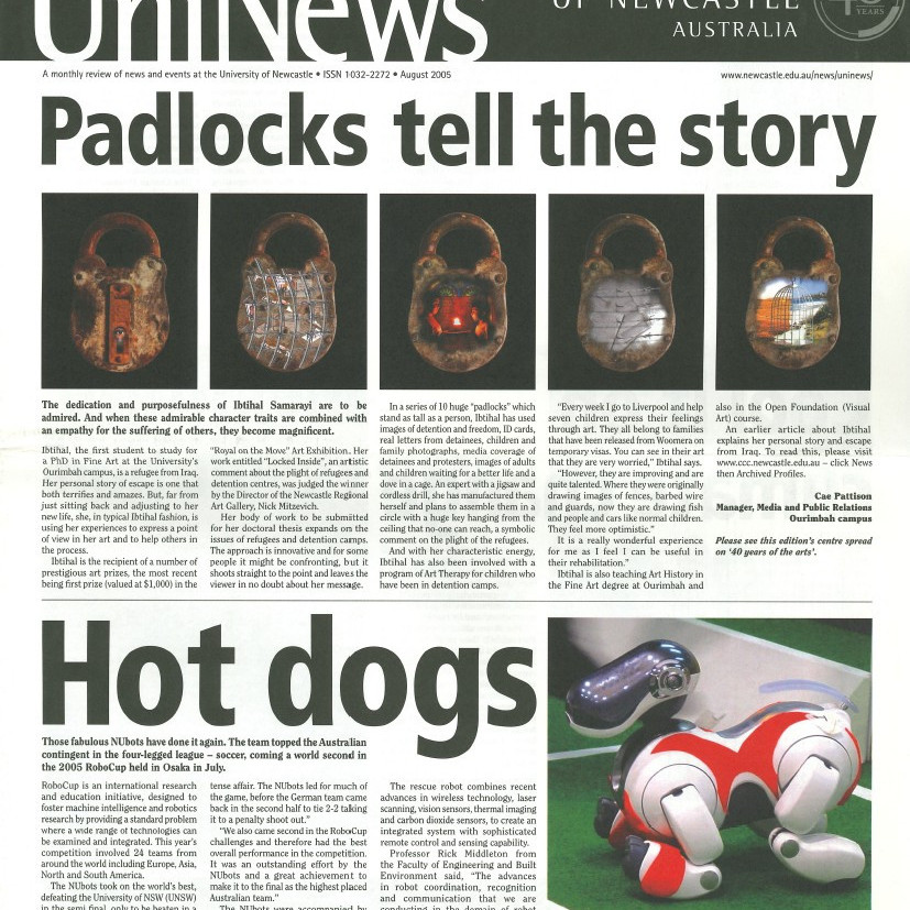 UniNews (University of Newcastle, N.S.W.), August, 2005