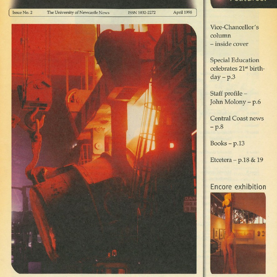 UniNews (University of Newcastle, N.S.W.), Issue No. 2, April, 1998