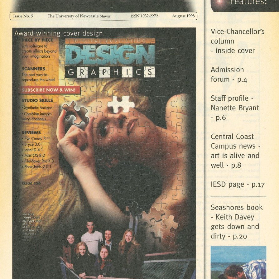 UniNews (University of Newcastle, N.S.W.), Issue No. 5, August, 1998