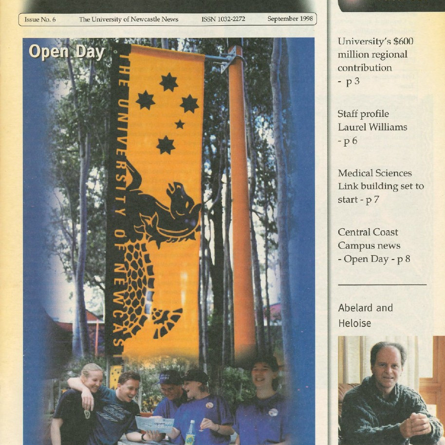 UniNews (University of Newcastle, N.S.W.), Issue No. 6, September, 1998