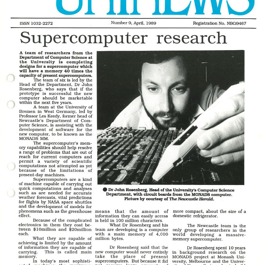UniNews (University of Newcastle, N.S.W.), No. 9, April, 1989