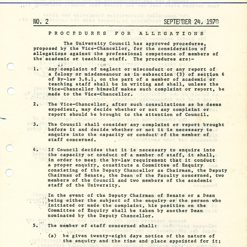 University News, The University of Newcastle, No. 2, 24 September 1970