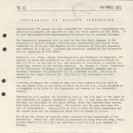 University News, The University of Newcastle, No. 11, 4 March 1971