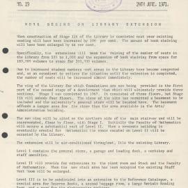 University News, The University of Newcastle, No. 19, 24 June 1971