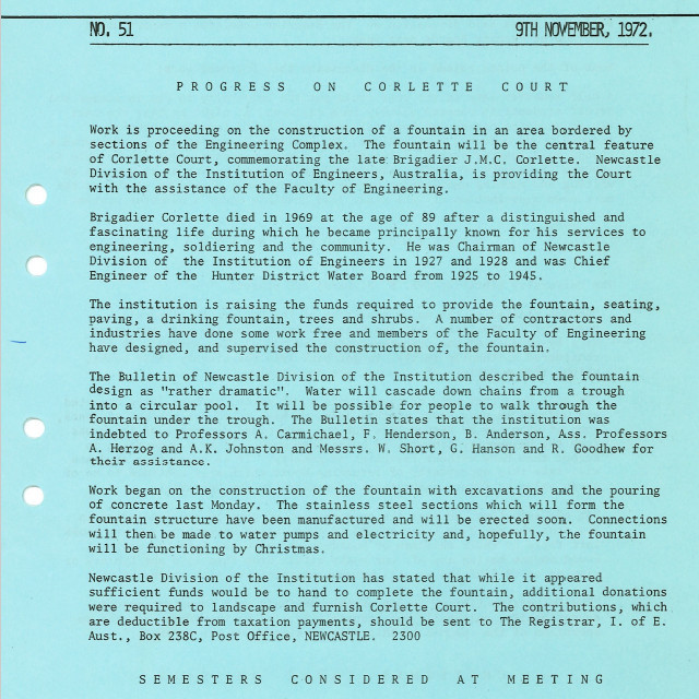 University News, The University of Newcastle, No. 51, 9 November 1972