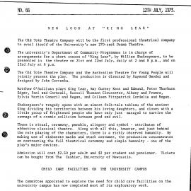 University News, The University of Newcastle, No. 66, 12 July 1973