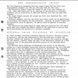 University News, The University of Newcastle, No. 71, 27 September 1973