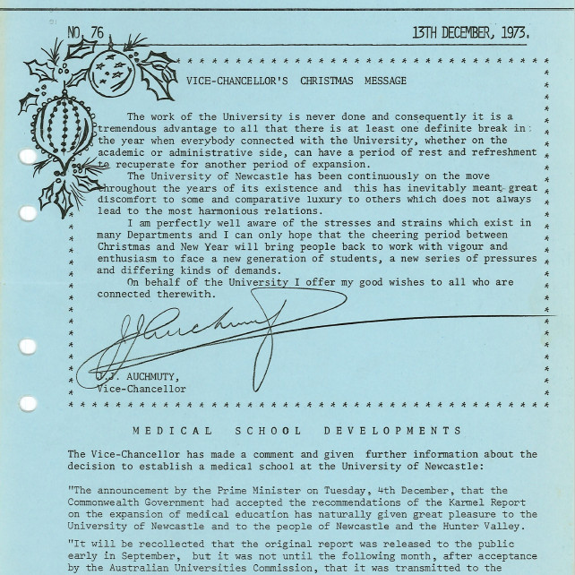 University News, The University of Newcastle, No. 76, 13 December 1973