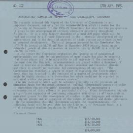 University News No 102 - 17 July 1975