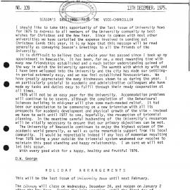 University News, The University of Newcastle, No. 109, 11 December 1975