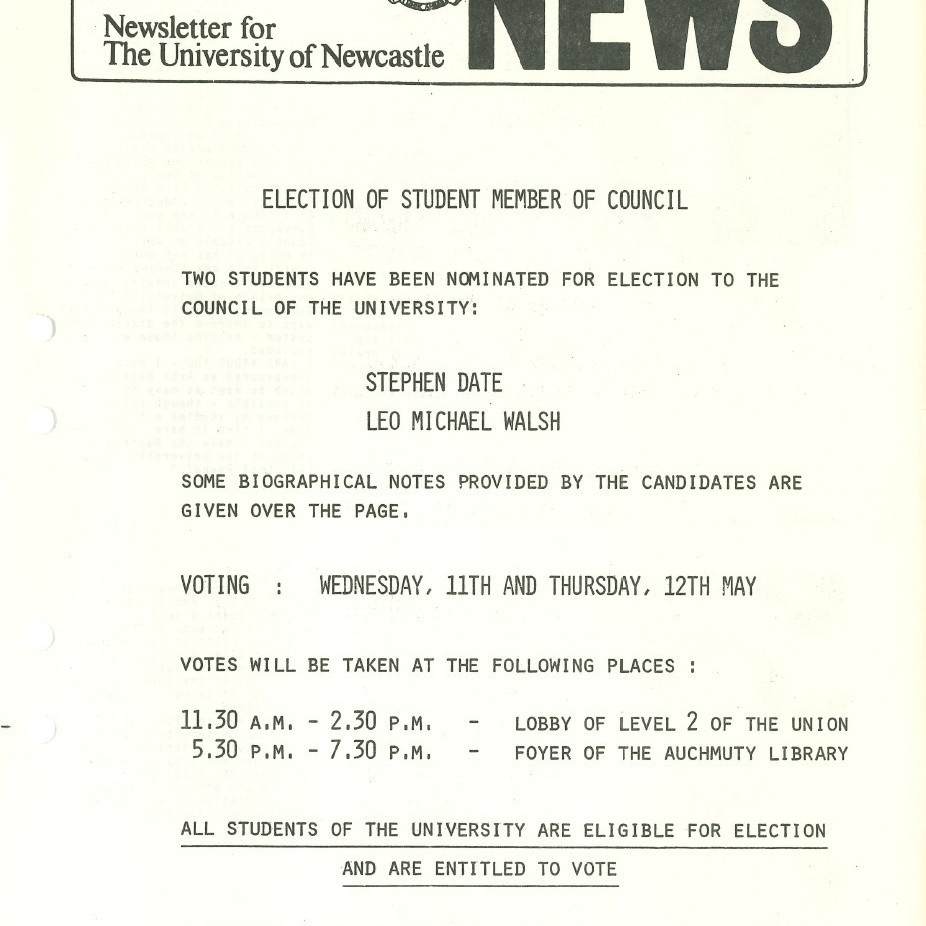 The University News, Vol. 3, No. 6A, May 5, 1977