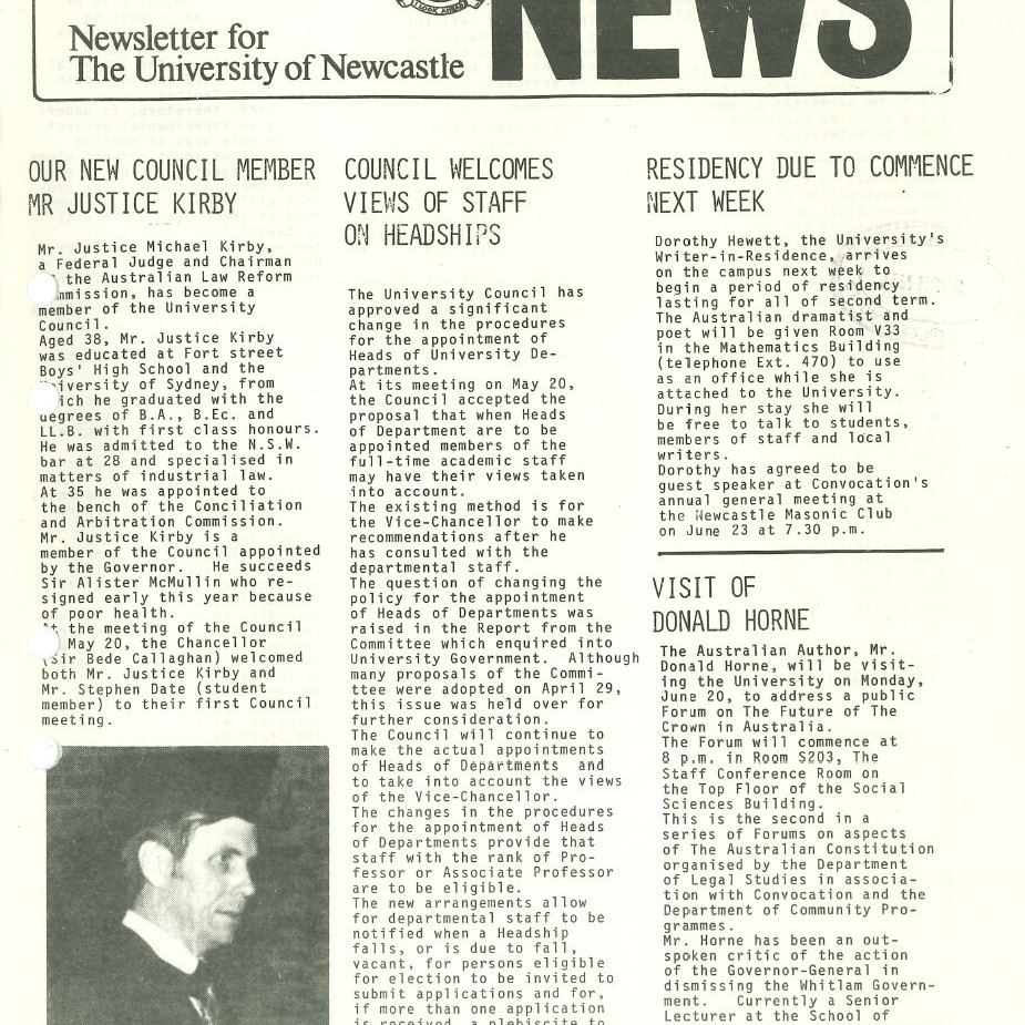 The University News, Vol. 3, No. 8, June 2, 1977