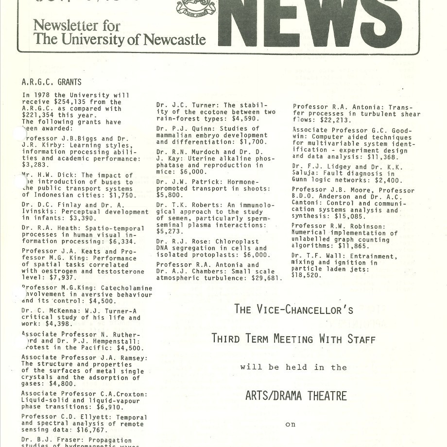 The University News, Vol. 3, No. 17, October 20, 1977