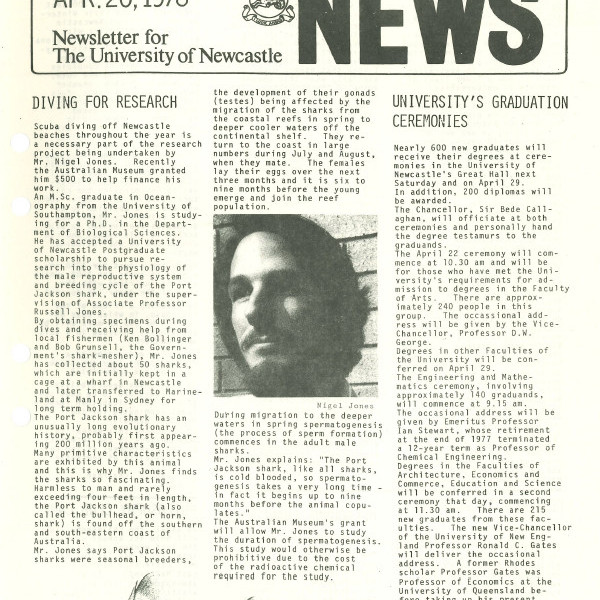 The University News, Vol. 4, No. 5, April 20, 1978