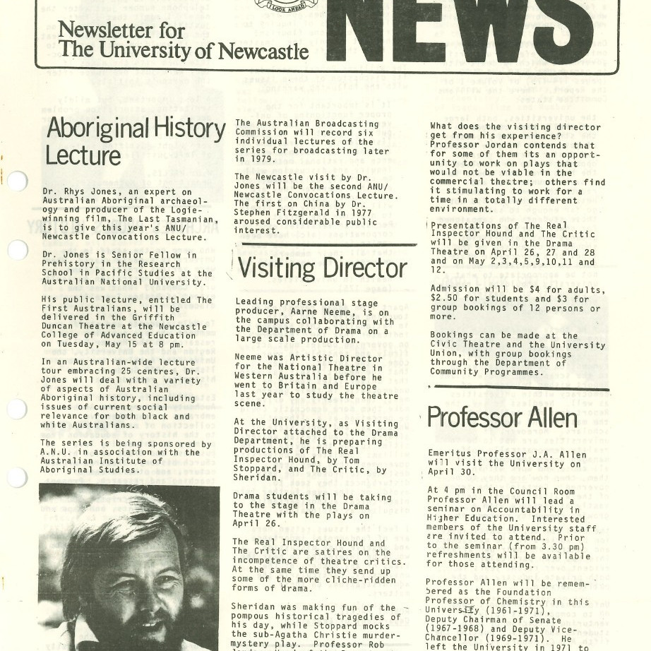 The University News, Vol. 5, No. 5, April 19, 1979