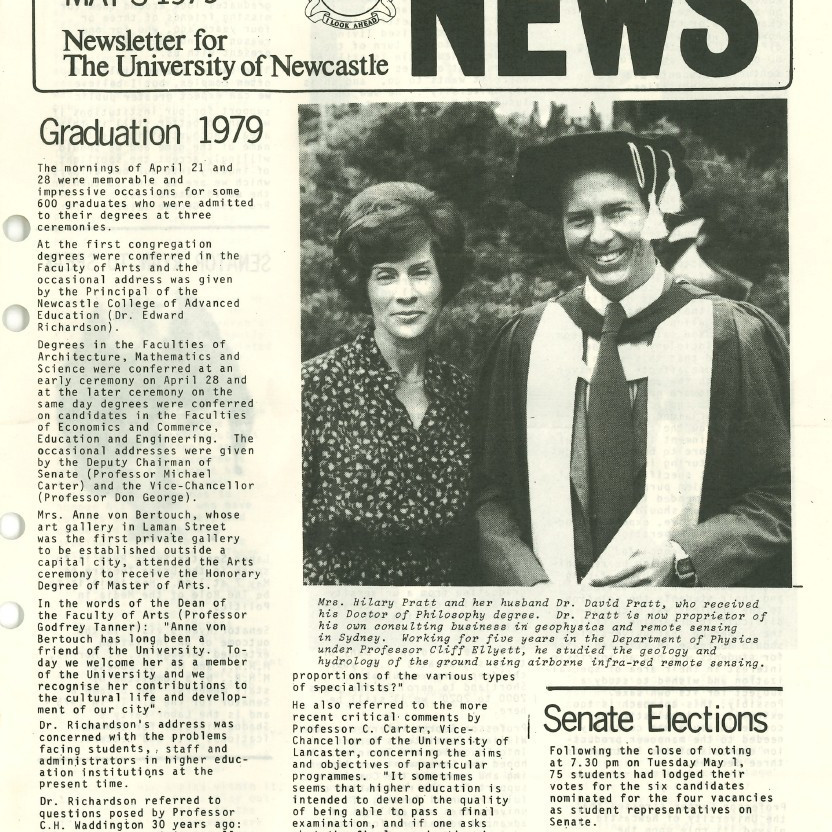 The University News, Vol. 5, No. 6, May 3, 1979