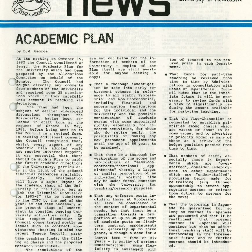 The University News, Vol. 8, No. 19, October 28 - November 11, 1982