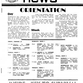 The University News, Vol. 9, No. 1, February 18 - March 4, 1983