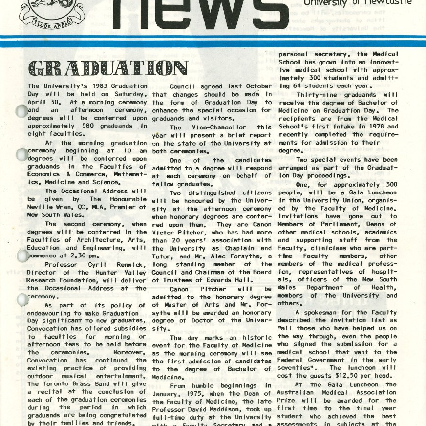 The University News, Vol. 9, No. 5, April 14 - 28, 1983