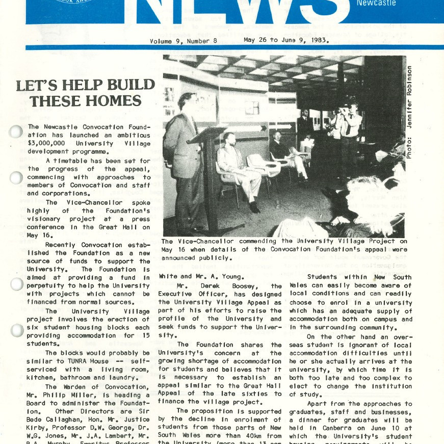 The University News, Vol. 9, No. 8, May 26 - June 9, 1983