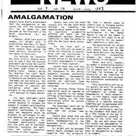 The University News, Vol. 9, No. 10, June 23 - July 7, 1983