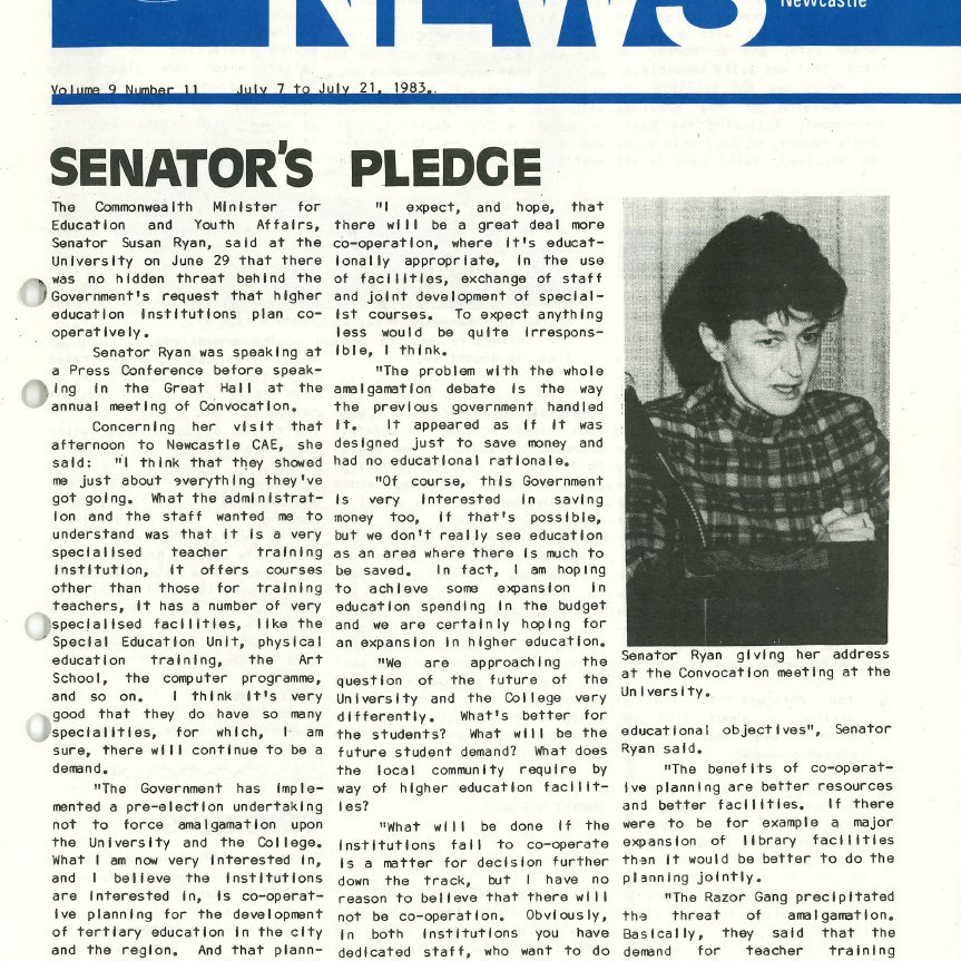 The University News, Vol. 9, No. 11, July 7 - 21, 1983