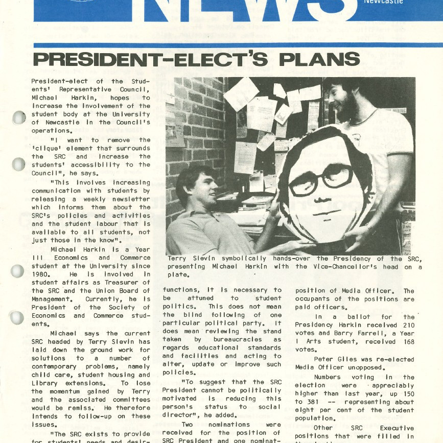 The University News, Vol. 9, No. 19, October 27, 1983