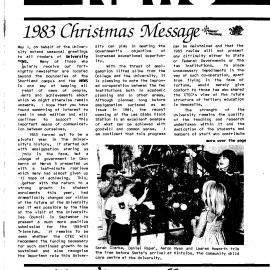 The University News, Vol. 9, No. 22, December 12, 1983