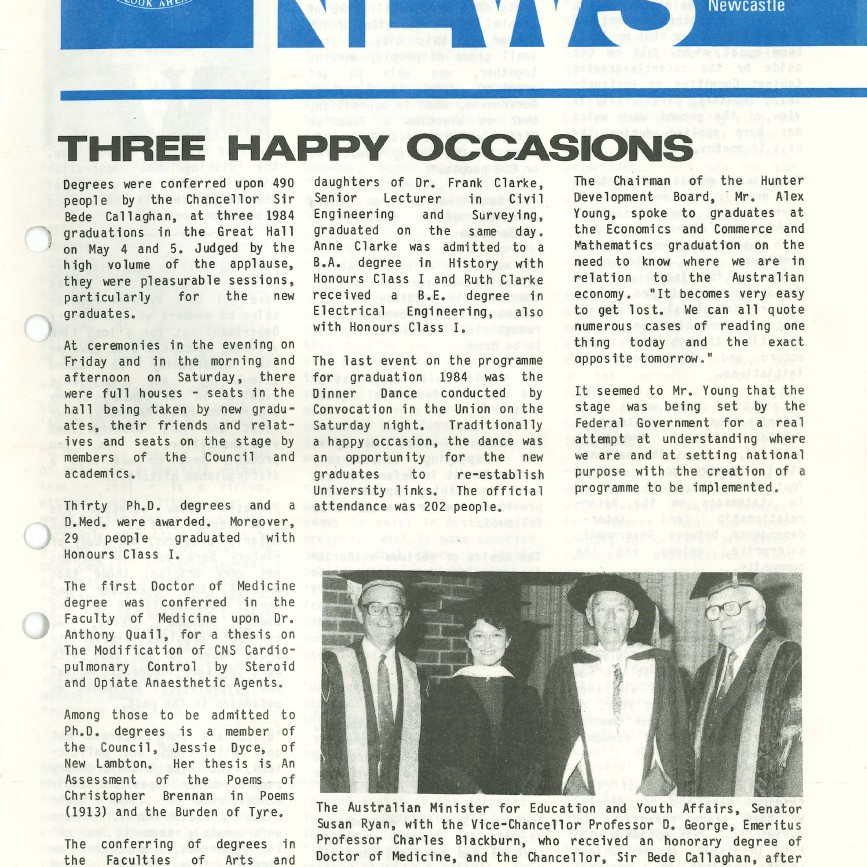 The University News, Vol. 10, No. 7, May 11 - 25, 1984