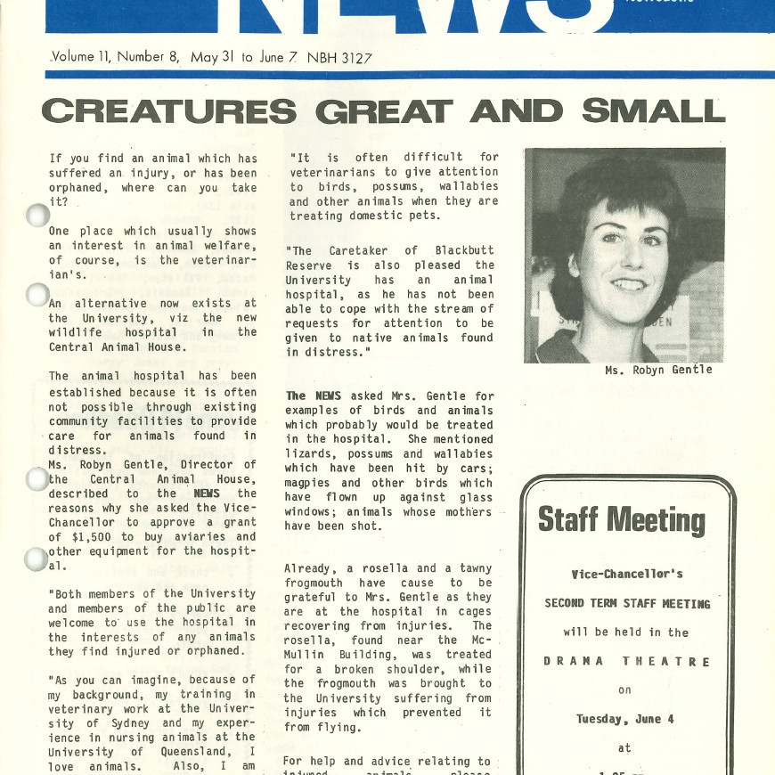 The University News, Vol. 11, No. 8, May 31 - June 7, 1985