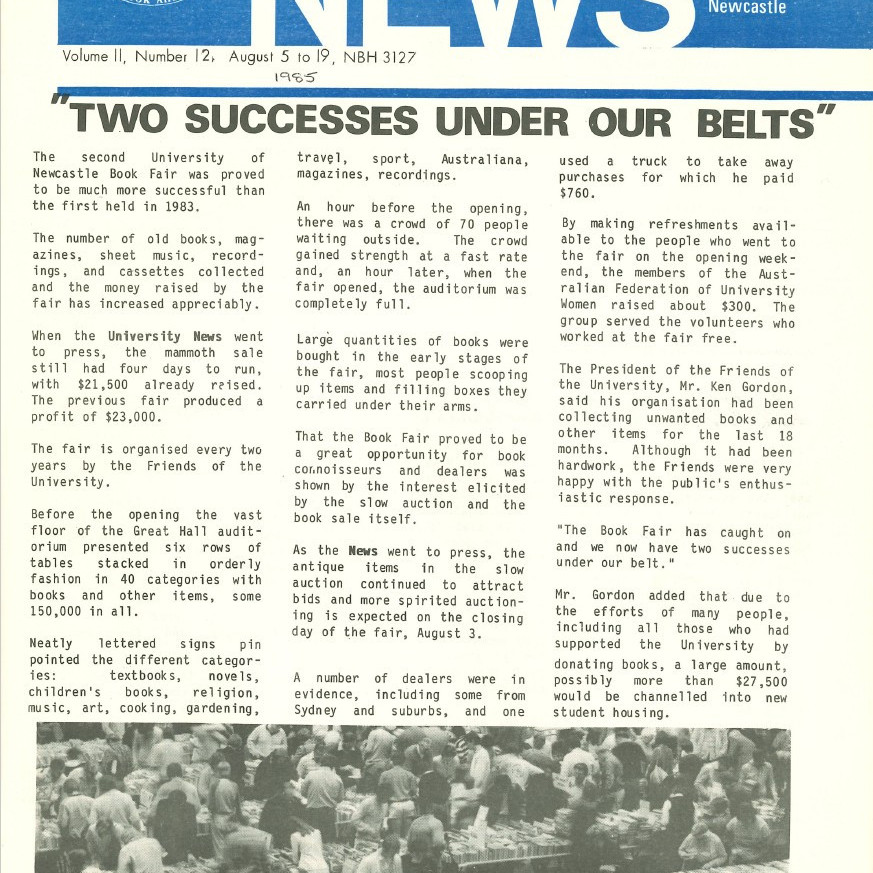 The University News, Vol. 11, No. 12, August 5-19, 1985
