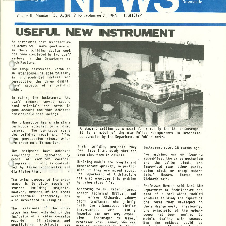 The University News, Vol. 11, No. 13, August 19 - September 2, 1985