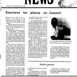 The University News, Vol. 12, No. 8, May 28 - June 6, 1986