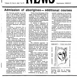 The University News, Vol. 12, No. 11, July 7-21, 1986
