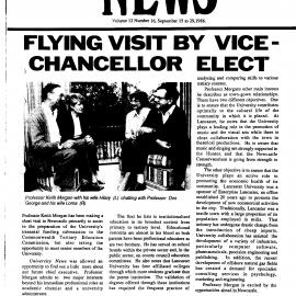 The University News, Vol. 12, No. 16, September 15-29, 1986