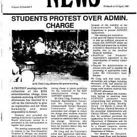 The University News, Vol. 13, No. 4, March 30 - April 13, 1987
