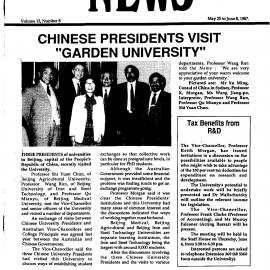 The University News, Vol. 13, No. 8, May 25 - June 8, 1987