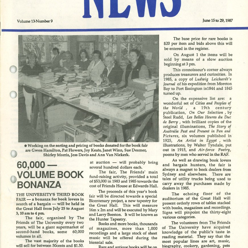 The University News, Vol. 13, No. 9, June 15-29, 1987
