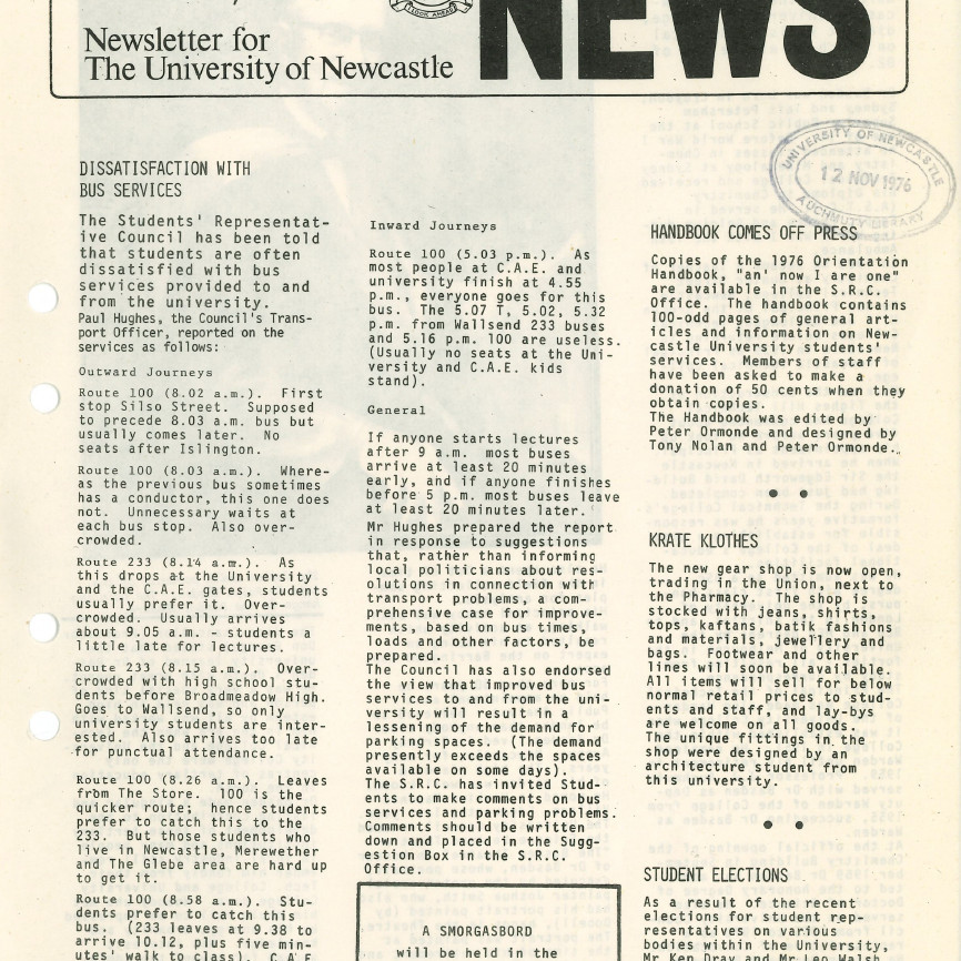 University News, The University of Newcastle, Vol.2, No.4, 08 April 1976
