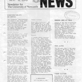 University News, The University of Newcastle, Vol.2, no.4, 8 April 1976