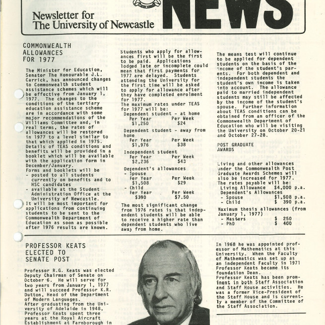 University News, Vol. 2, No. 20, 18 November 1976