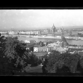 Hungarian Parliament building and city, Budapest, , [c.1935]