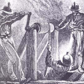 Illustration, miners